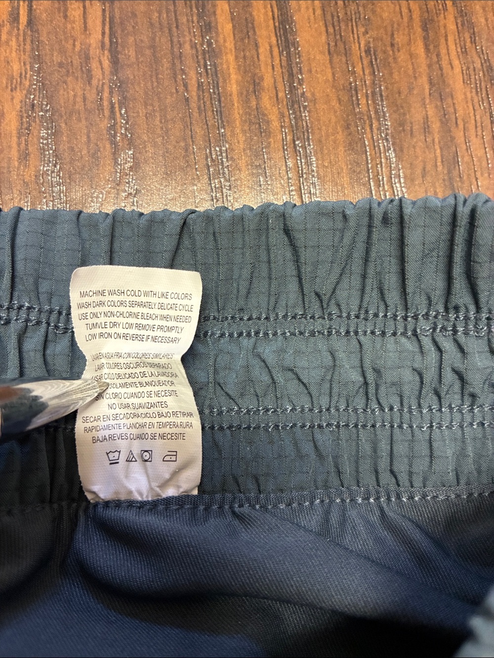 Apana Slate Blue Athletic Skort with Elastic Waist - Picture 7 of 7